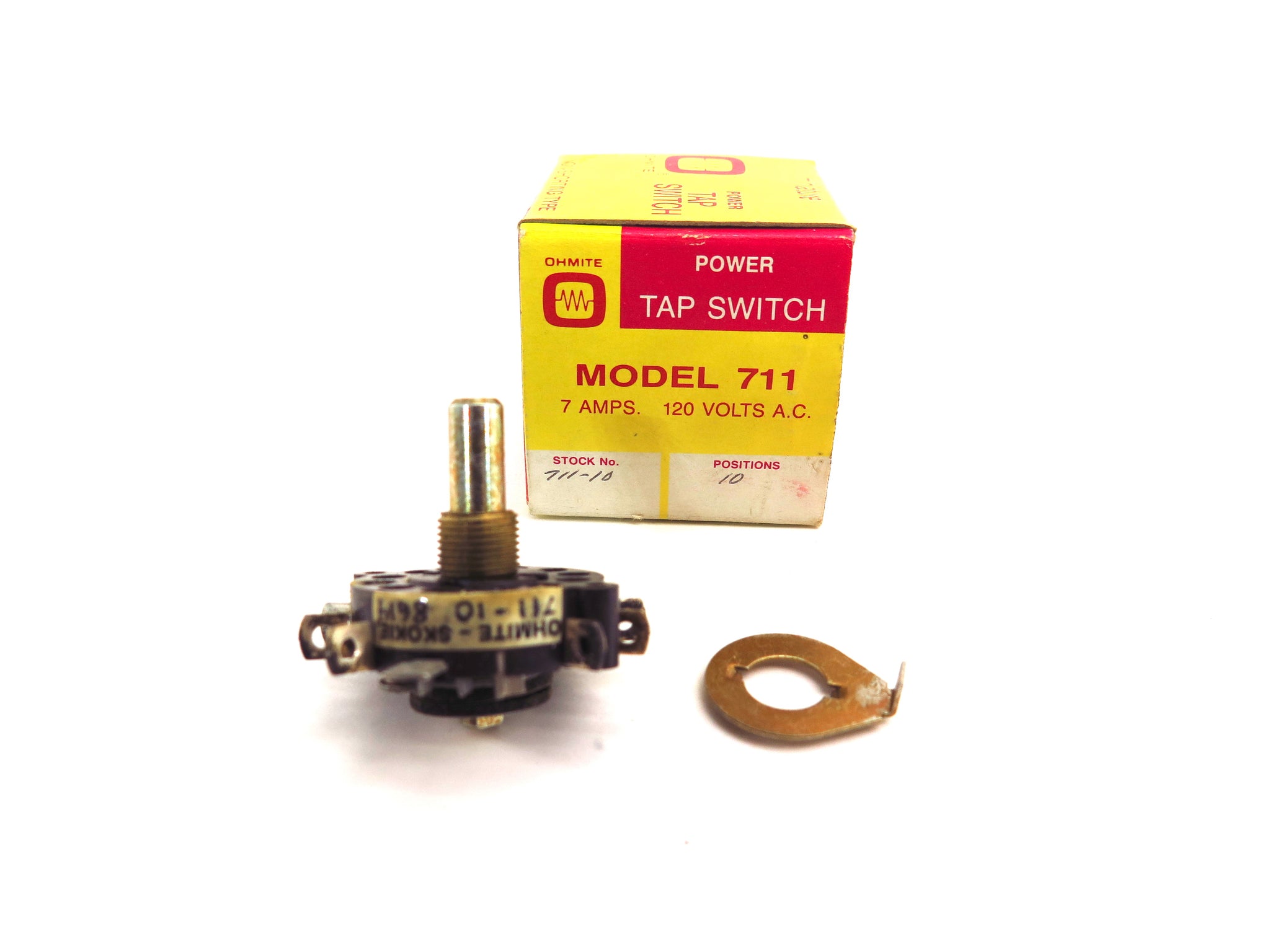 Ohmite Model 711 10 Positions Power Tap Switch 7A 120Vac – Advance ...