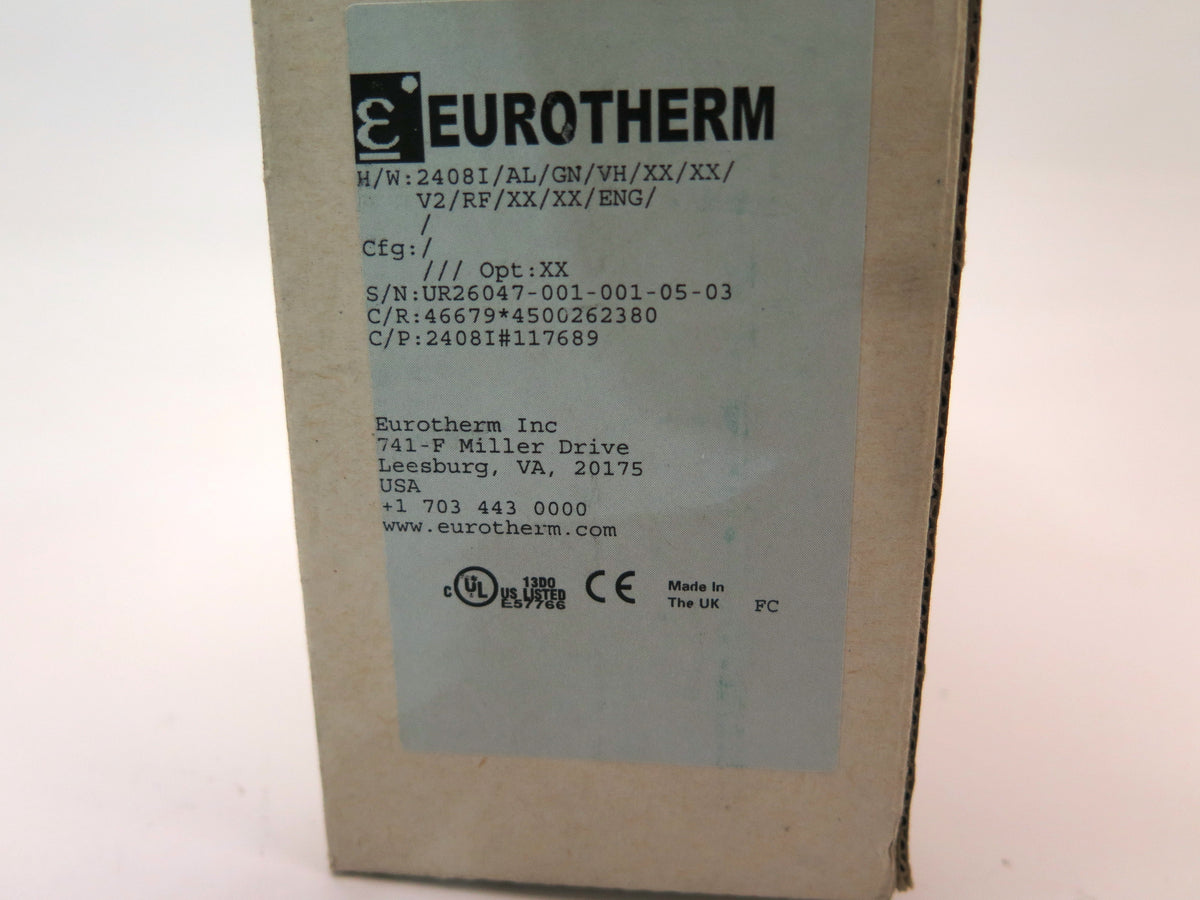 Eurotherm 2408I/AL/GN/VH/XX/XX/V2/RF/XX/XX/ENG 2408i Temperature Controller - Advance Operations