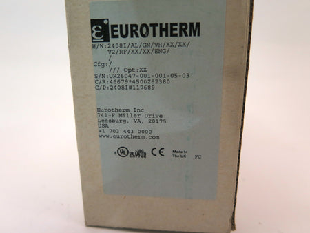 Eurotherm 2408I/AL/GN/VH/XX/XX/V2/RF/XX/XX/ENG 2408i Temperature Controller - Advance Operations
