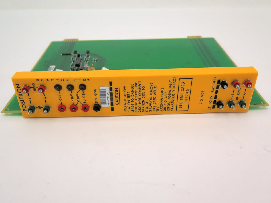 Positron Teleline Isolator 751366 Line Test Card - Advance Operations