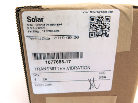 CEC / Solar Turbines Radial Vibration Transmitter 1-828-B05-14S 1077688-17 - Advance Operations