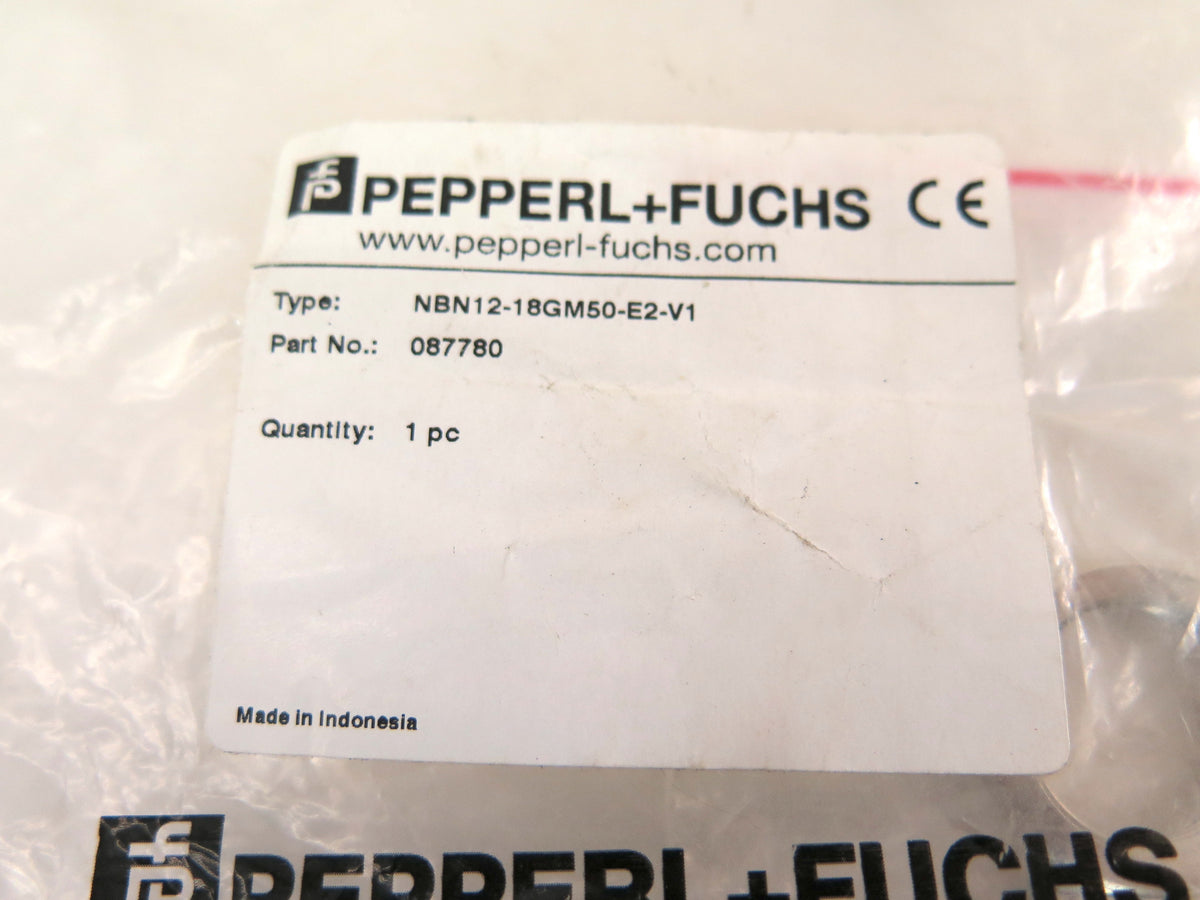 Pepperl+Fuchs NB12-18GM50-E2-V1 12mm Inductive Sensor - Advance Operations