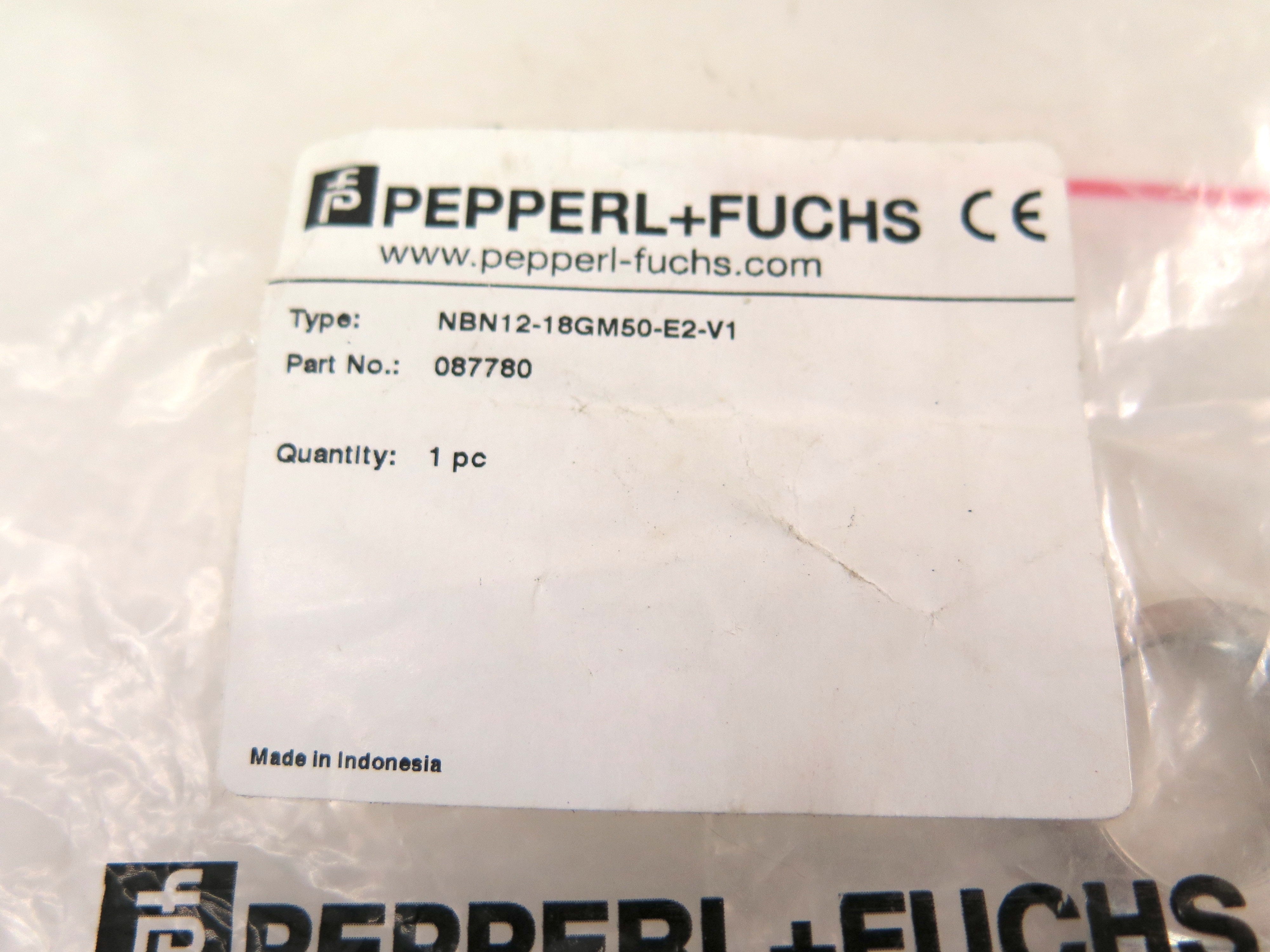 Pepperl+Fuchs NB12-18GM50-E2-V1 12mm Inductive Sensor - Advance Operations
