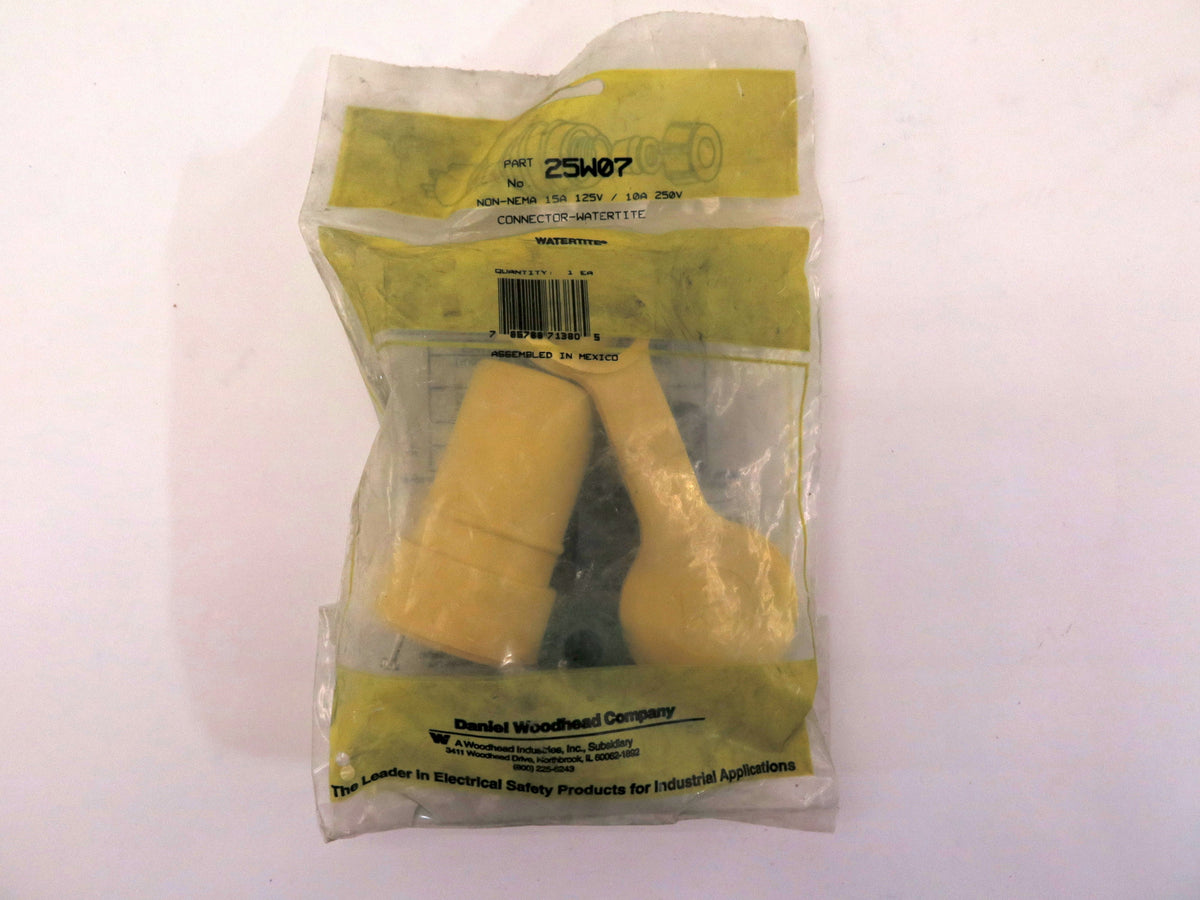Woodhead 25W07 Watertite Connector 125/250V 15/10 AMP - Advance Operations