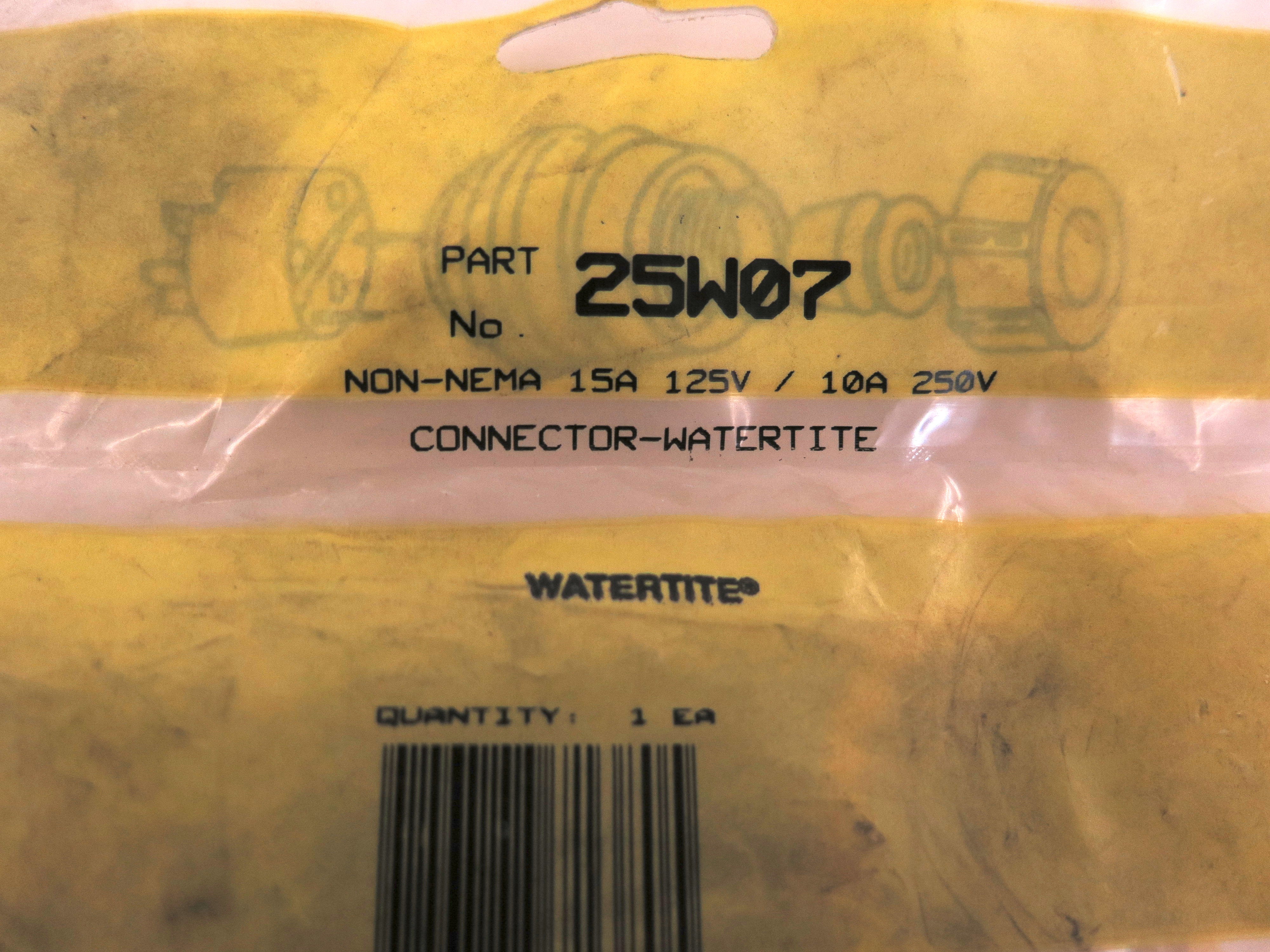 Woodhead 25W07 Watertite Connector 125/250V 15/10 AMP - Advance Operations
