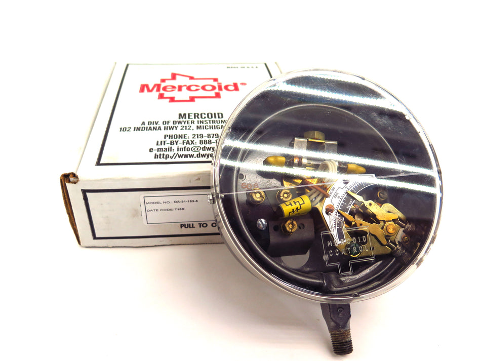 Mercoid DA-31-153-5 Bourdon Tube Mercury Pressure Switch - Advance Operations