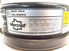 Load image into Gallery viewer, Mercoid DA-31-153-5 Bourdon Tube Mercury Pressure Switch - Advance Operations
