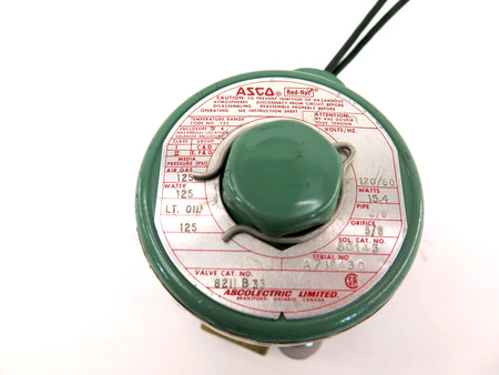 Asco 8211B33 Solenoid Valve 3/8'' Npt 120 Vac - Advance Operations
