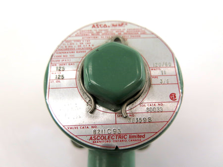 Asco 8211C93 Solenoid Valve 3/8 Npt 120 Vac - Advance Operations