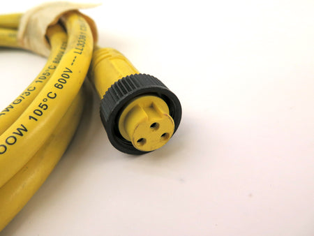 Brad Harrison WoodHead 103000A01F060 3P 5Ft Mini-Change Cordset - Advance Operations