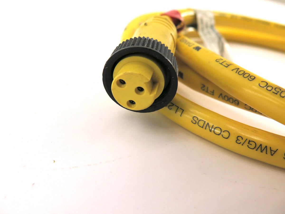 Brad Harrison WoodHead 40902+ Mini-Change Cordset 3P Female 16/3 awg 5' - Advance Operations