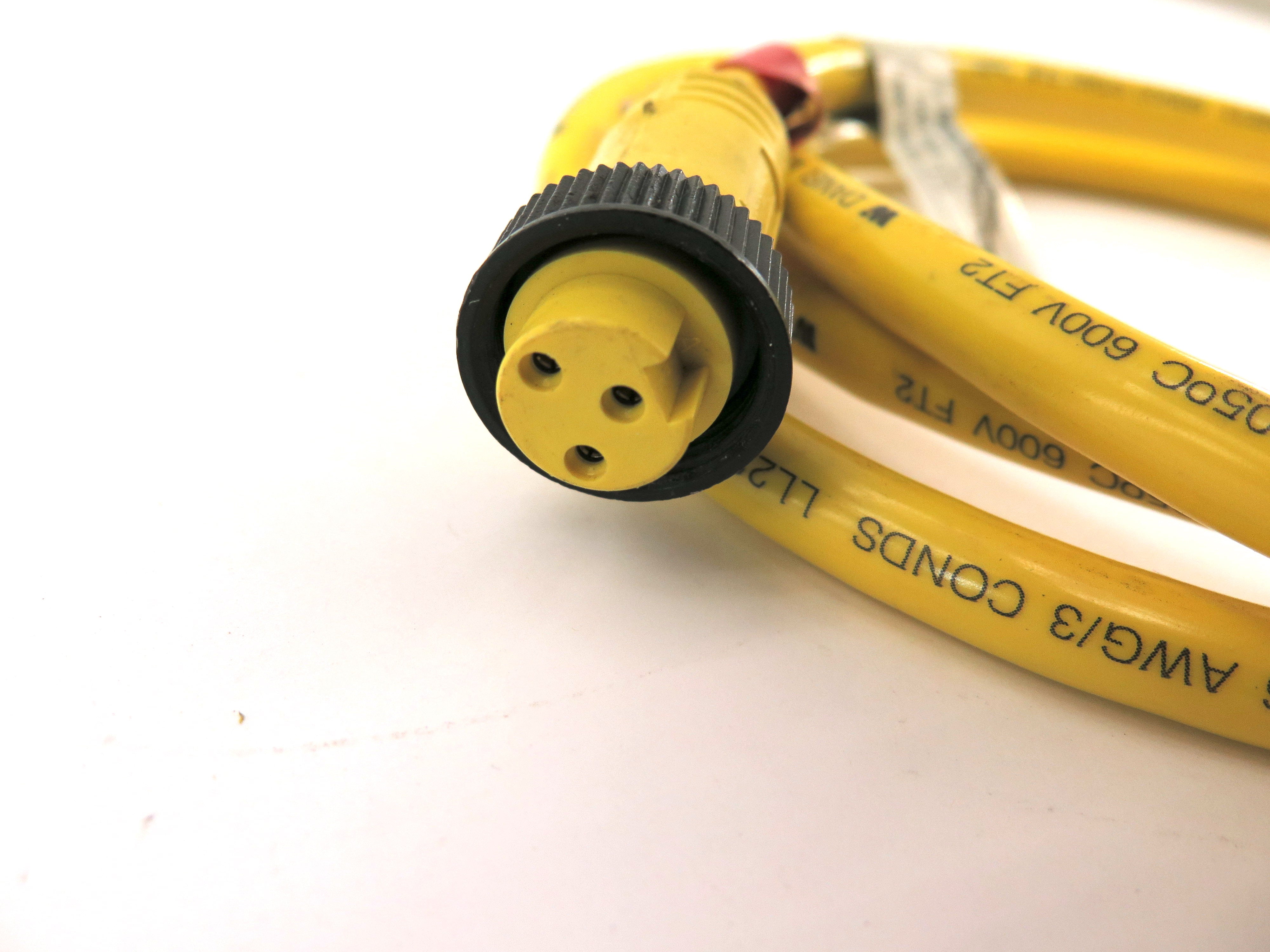 Brad Harrison WoodHead 40902+ Mini-Change Cordset 3P Female 16/3 awg 5' - Advance Operations
