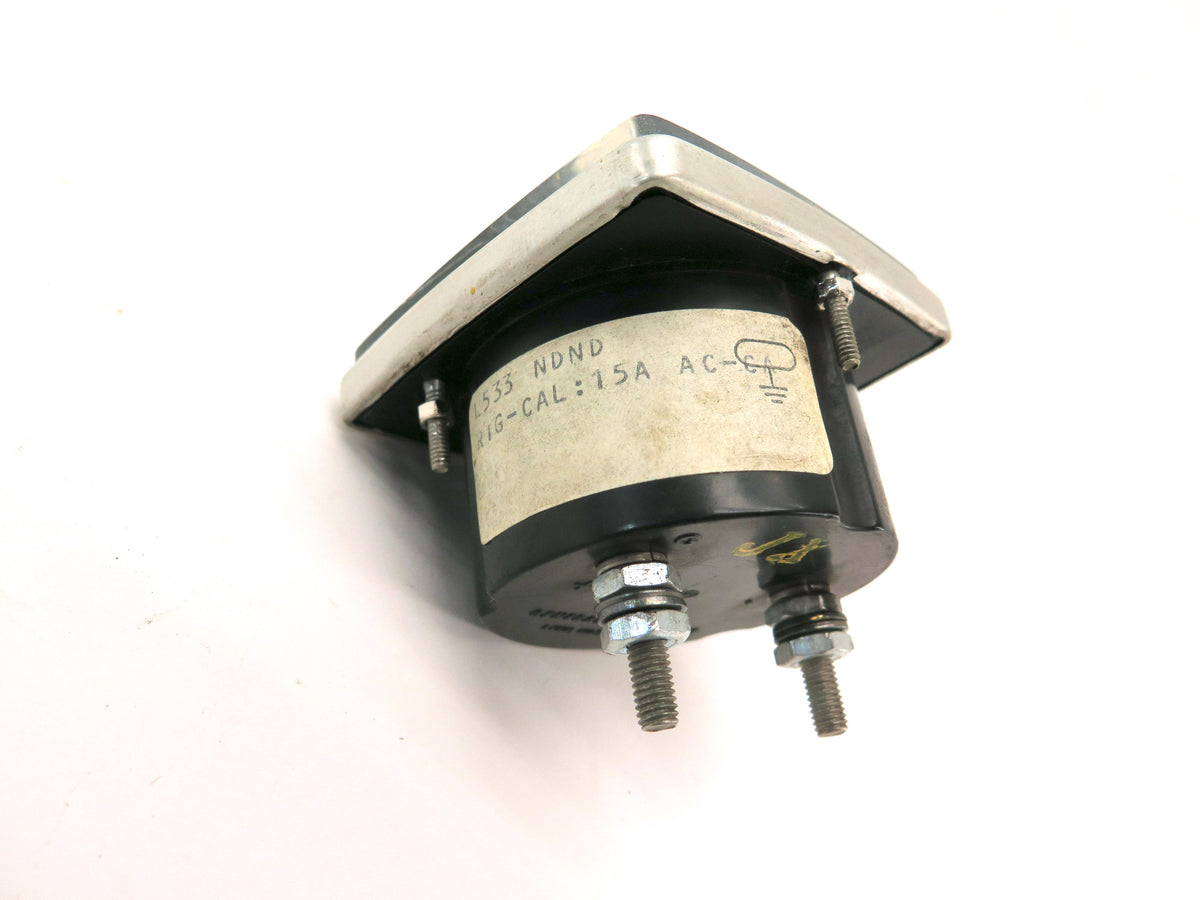 General Electric 4901-107 AC Panel Meter 0-15A - Advance Operations