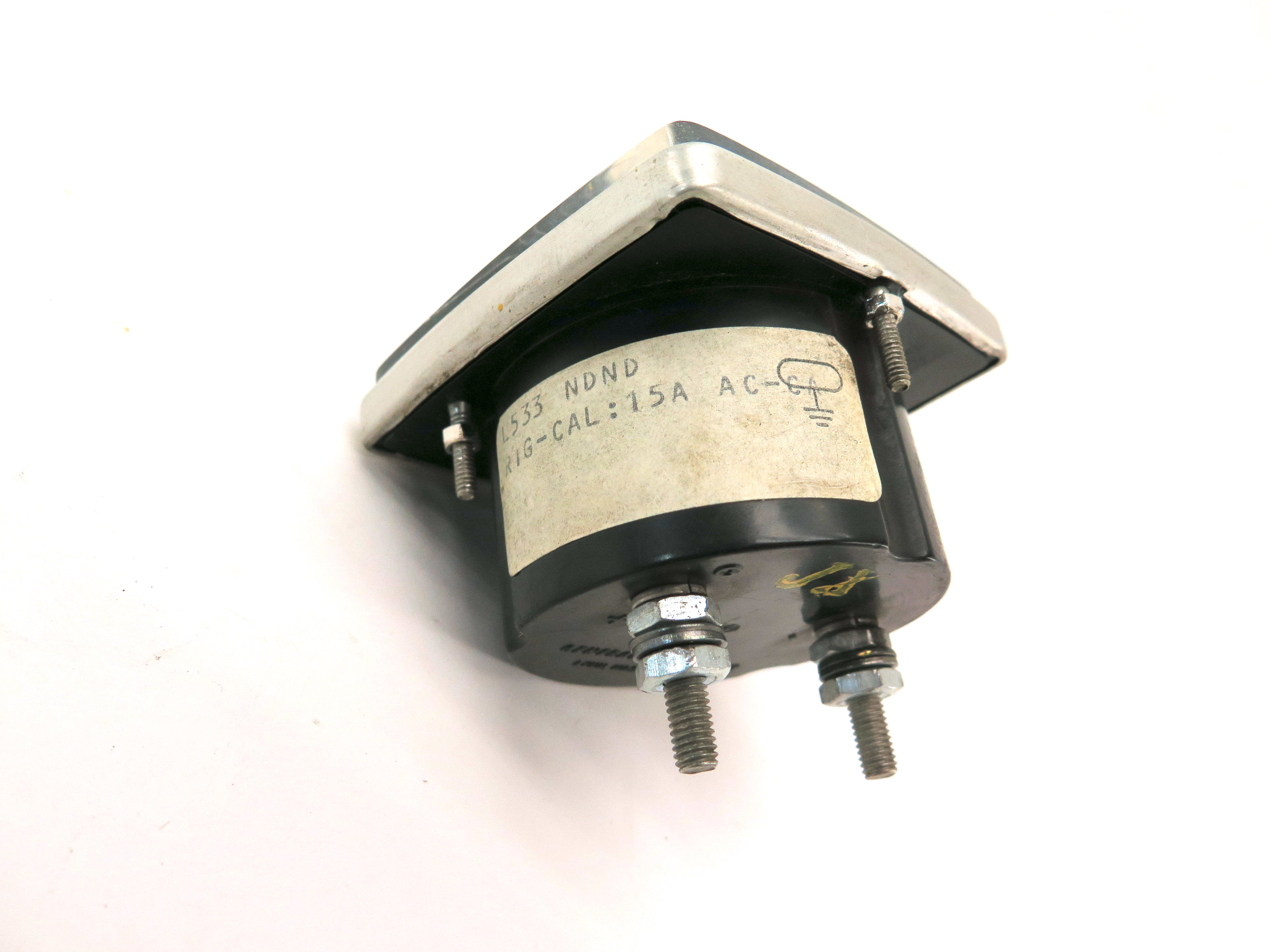 General Electric 4901-107 AC Panel Meter 0-15A - Advance Operations