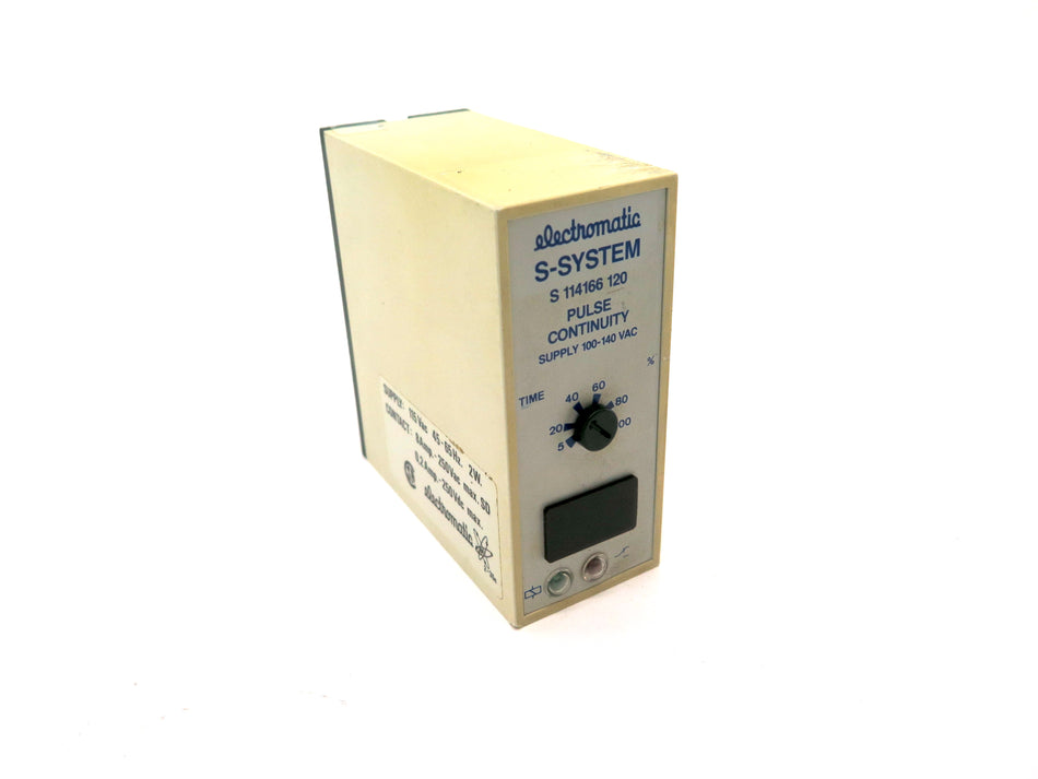 Electromatic S 114166 120 Pulse Continuity Timer - Advance Operations