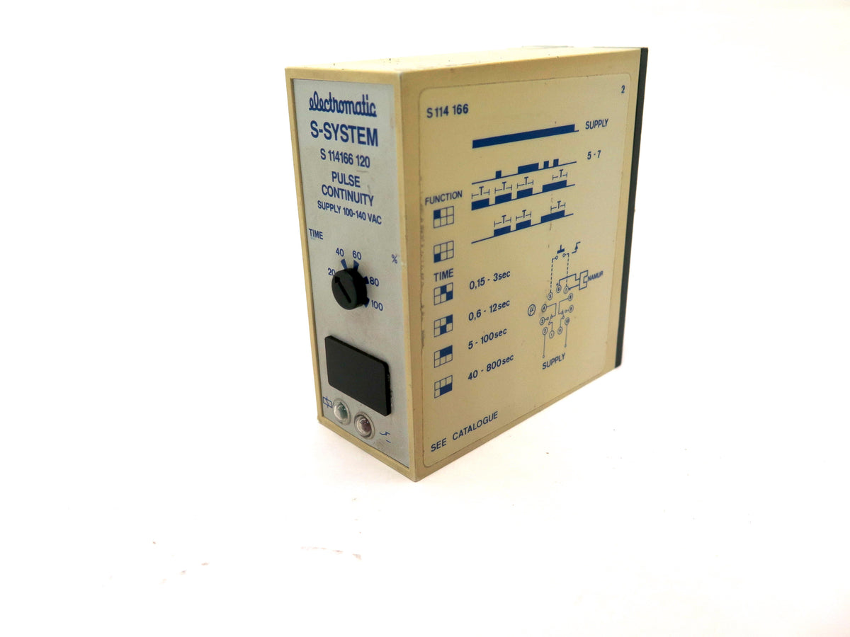 Electromatic S 114166 120 Pulse Continuity Timer - Advance Operations