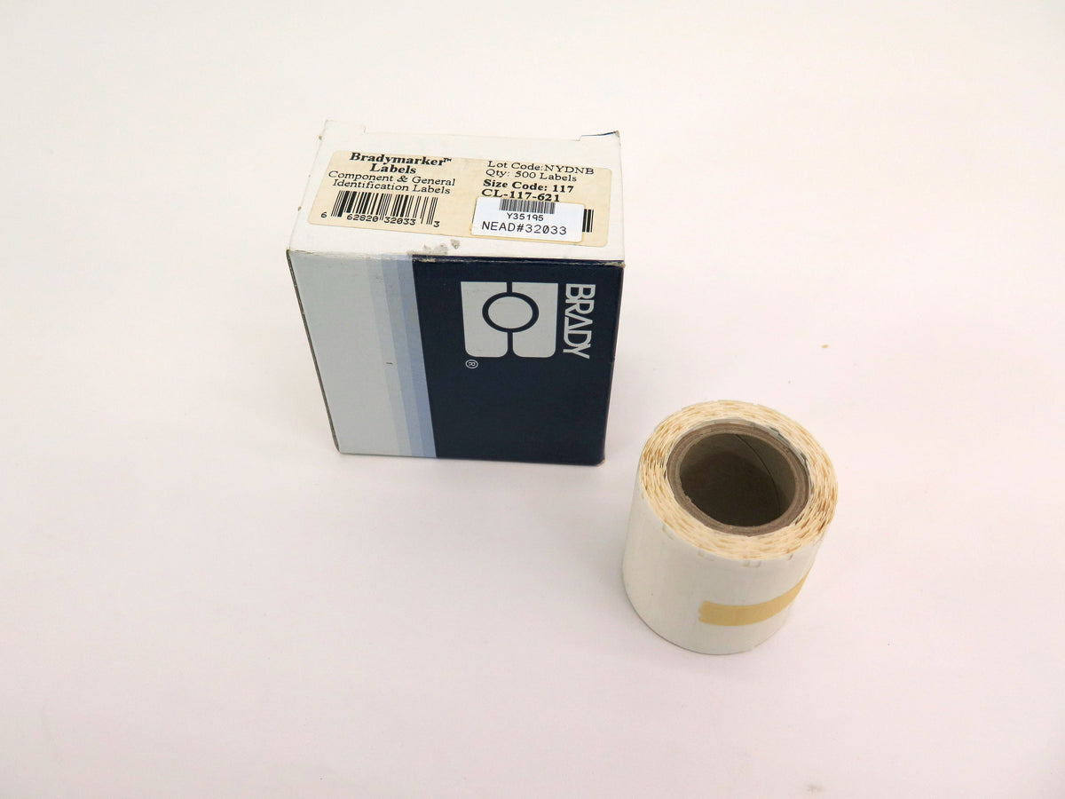 Bradymarker Labels CL-117-621 Size Code: 117 - Advance Operations