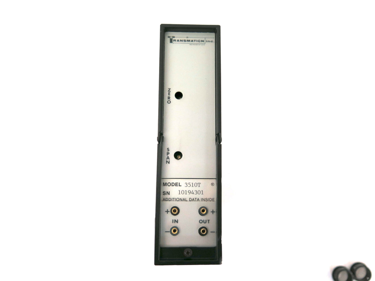 Transmation 3510TbCurrent Transmitter With Quick Cal Adapter Keyset - Advance Operations