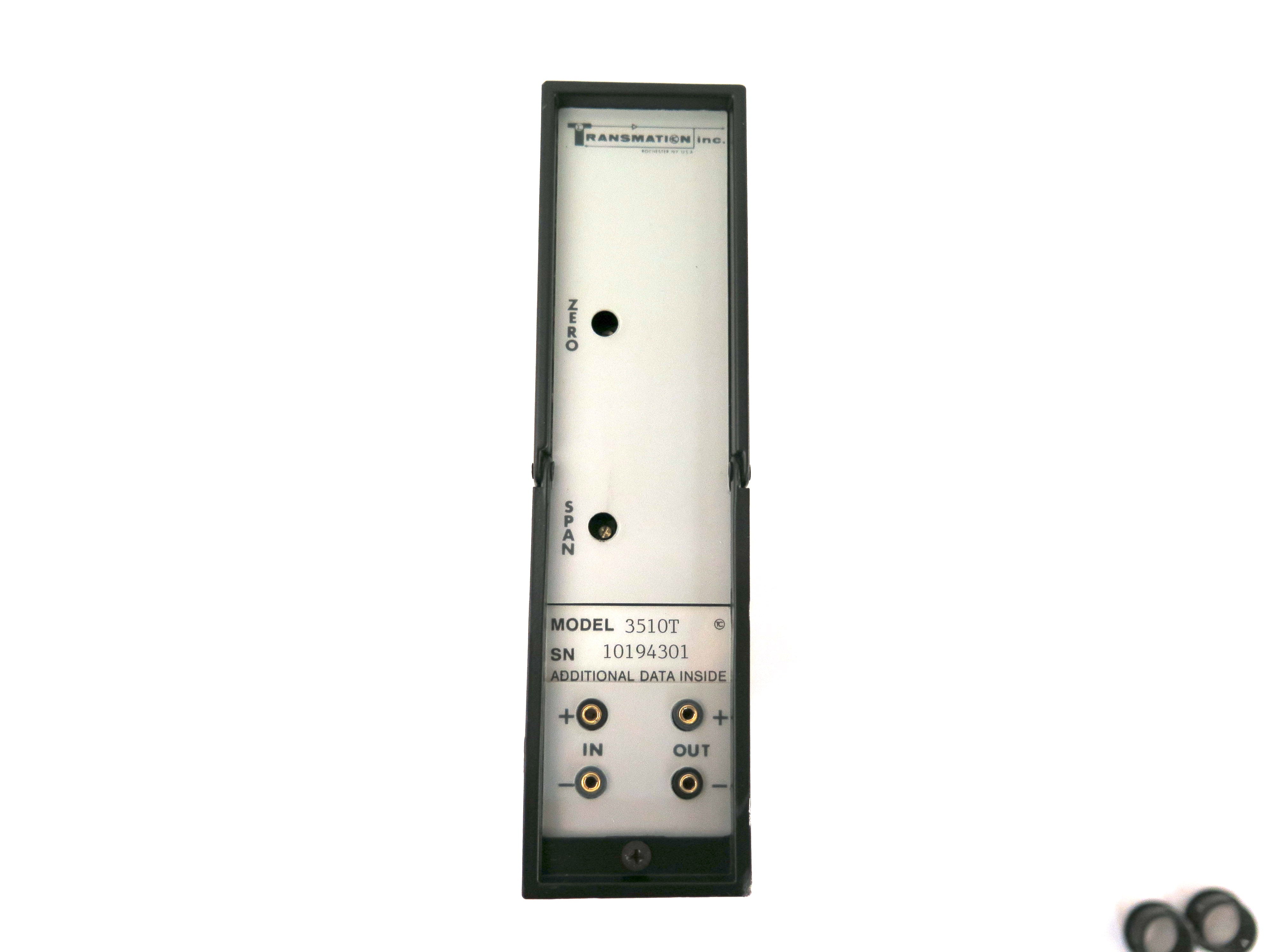 Transmation 3510TbCurrent Transmitter With Quick Cal Adapter Keyset - Advance Operations