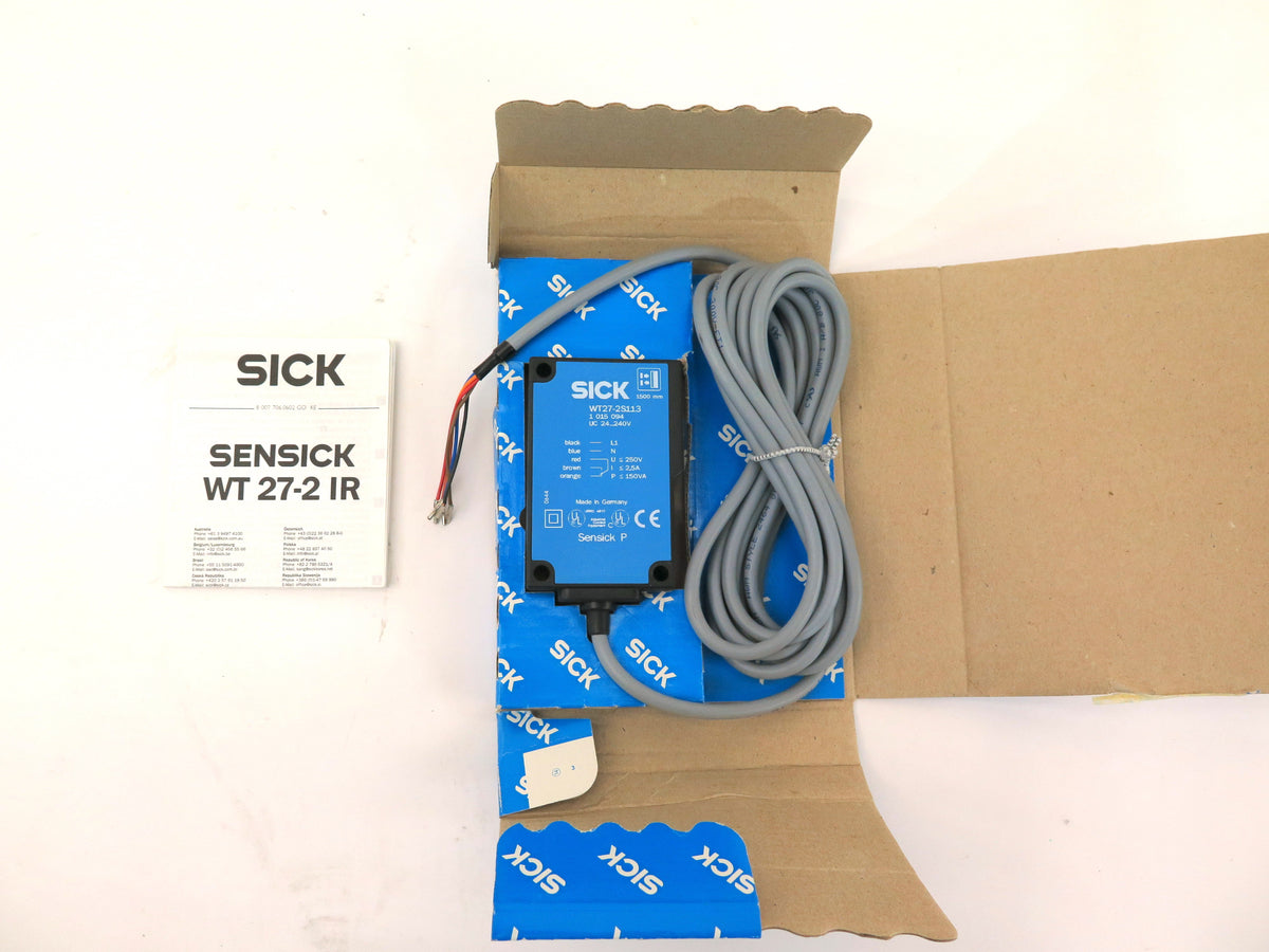 Sick WT27-2S113 PhotoElectric Proximity Switch 24-240V - Advance Operations