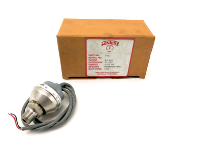 Winters PTE1 Pressure Transmitter 0-1 Psi 4-20mA - Advance Operations