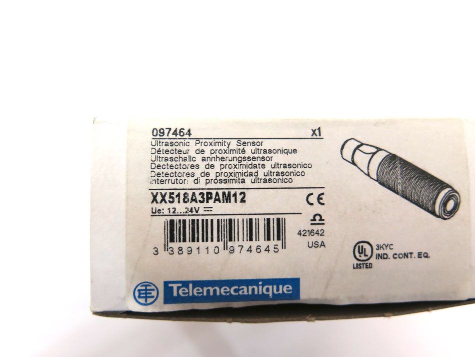 Telemecanqiue XX518A3PAM12 Ultrasonic Proximity Sensor - Advance Operations