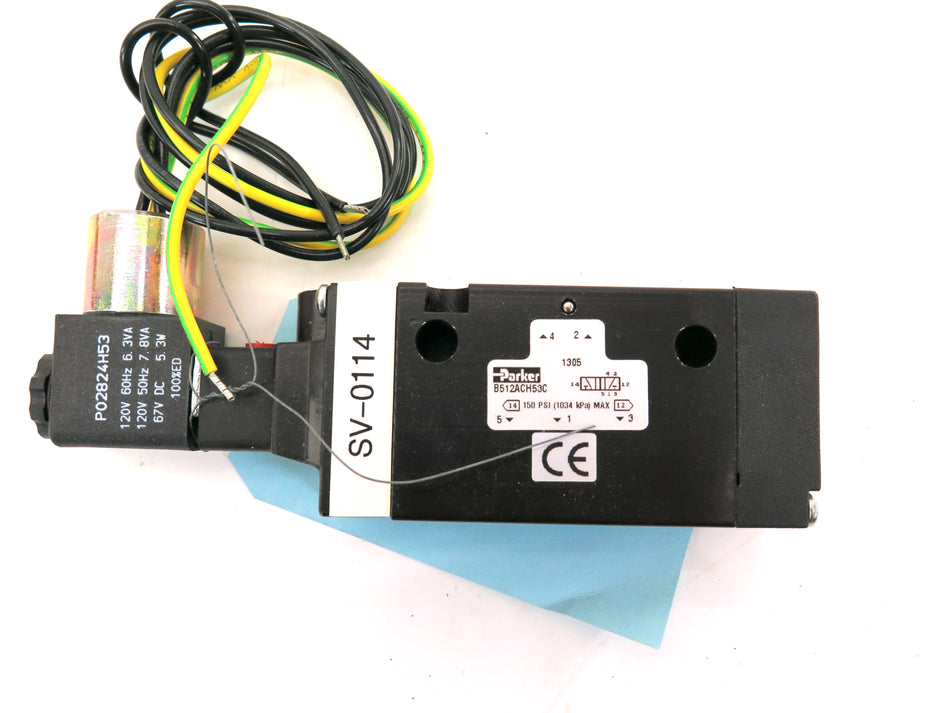 Parker B152ACH53C Solenoid Control Valve 120Vac - Advance Operations