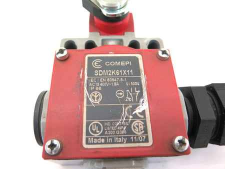 Comepi SDM2K61X11 Safety Switch Lever Hinge Interlock Slow Action Break - Advance Operations
