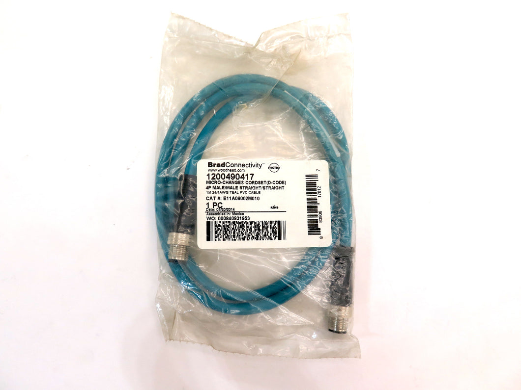 Brad Connectivity / Woodhead 1200490417 Micro-Change Cordset 1M - Advance Operations