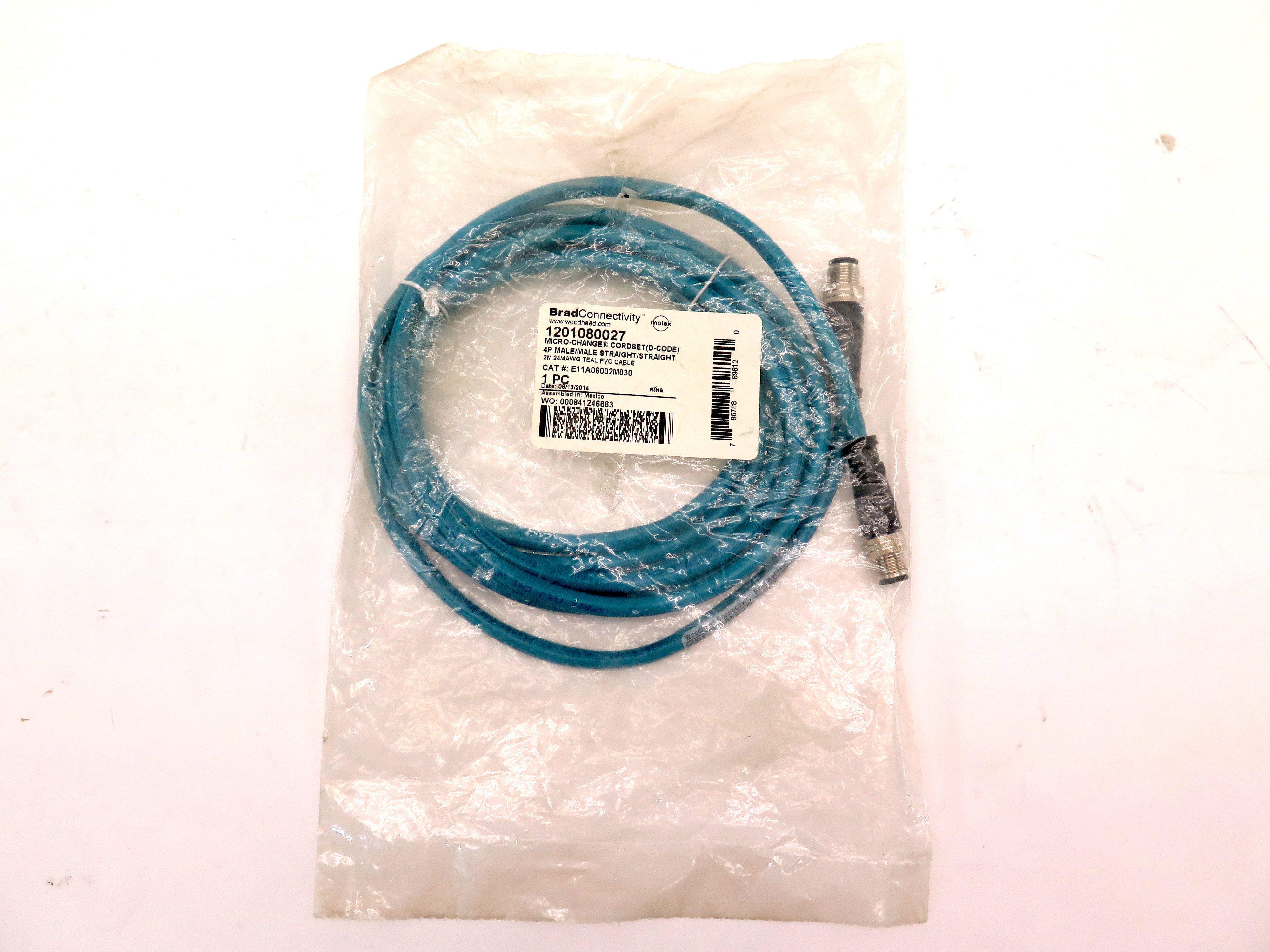 Brad Connectivity/Woodhead 1201080027 Micro-Change Cordset 3M - Advance Operations