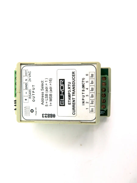 Elkor/Wieland ETAMP3.RTU Current Transducer - Advance Operations