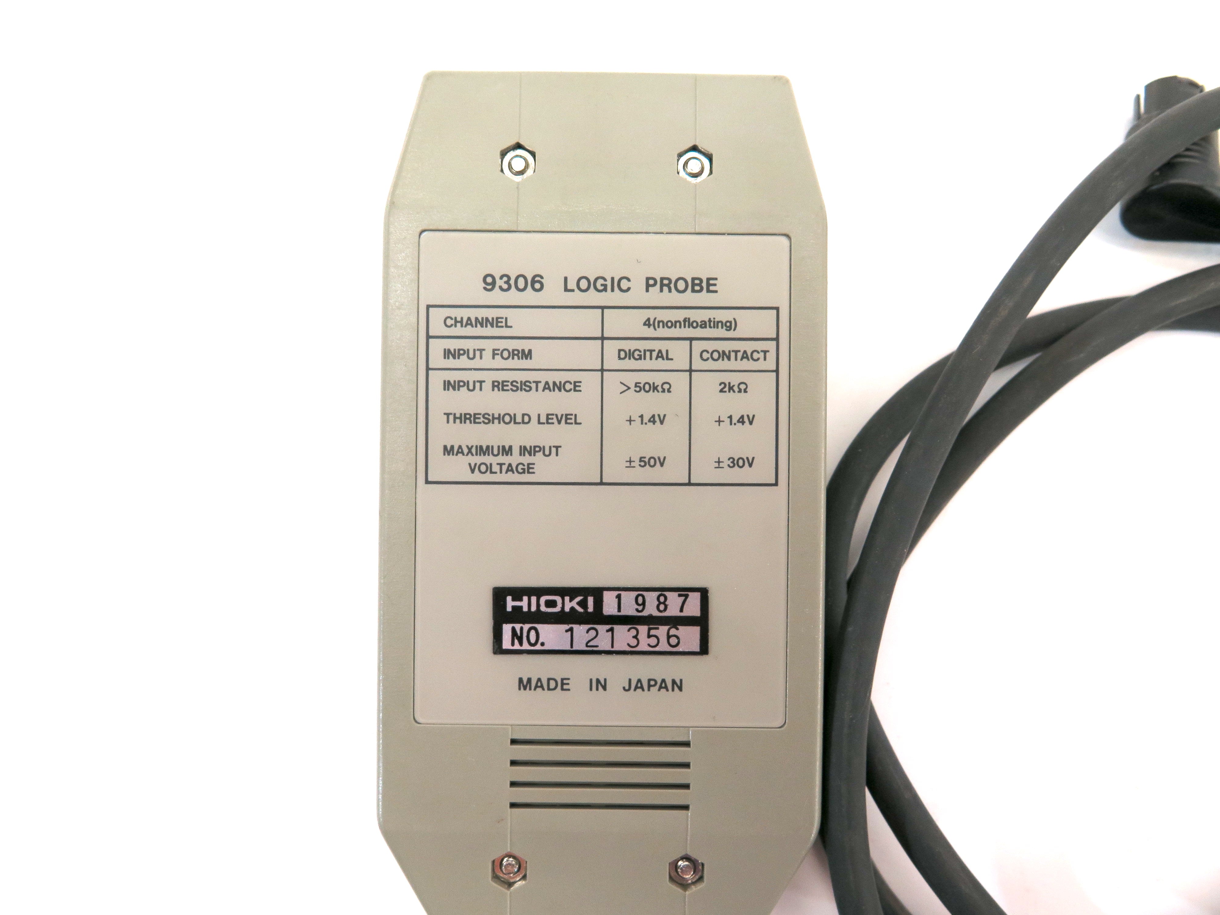 Hioki 9306 Logic Probe - Advance Operations