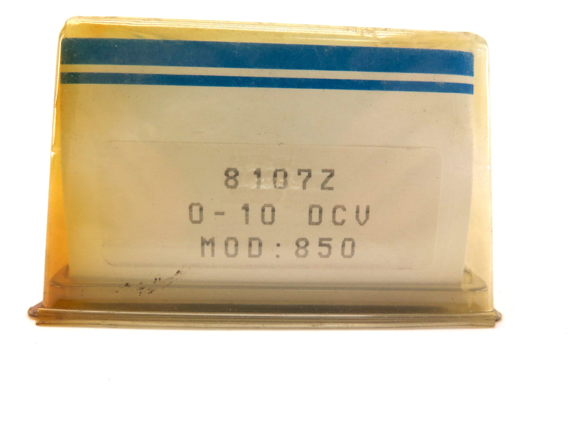 Shurite 8107Z 0-10 Volt DC Analog Meter - Advance Operations