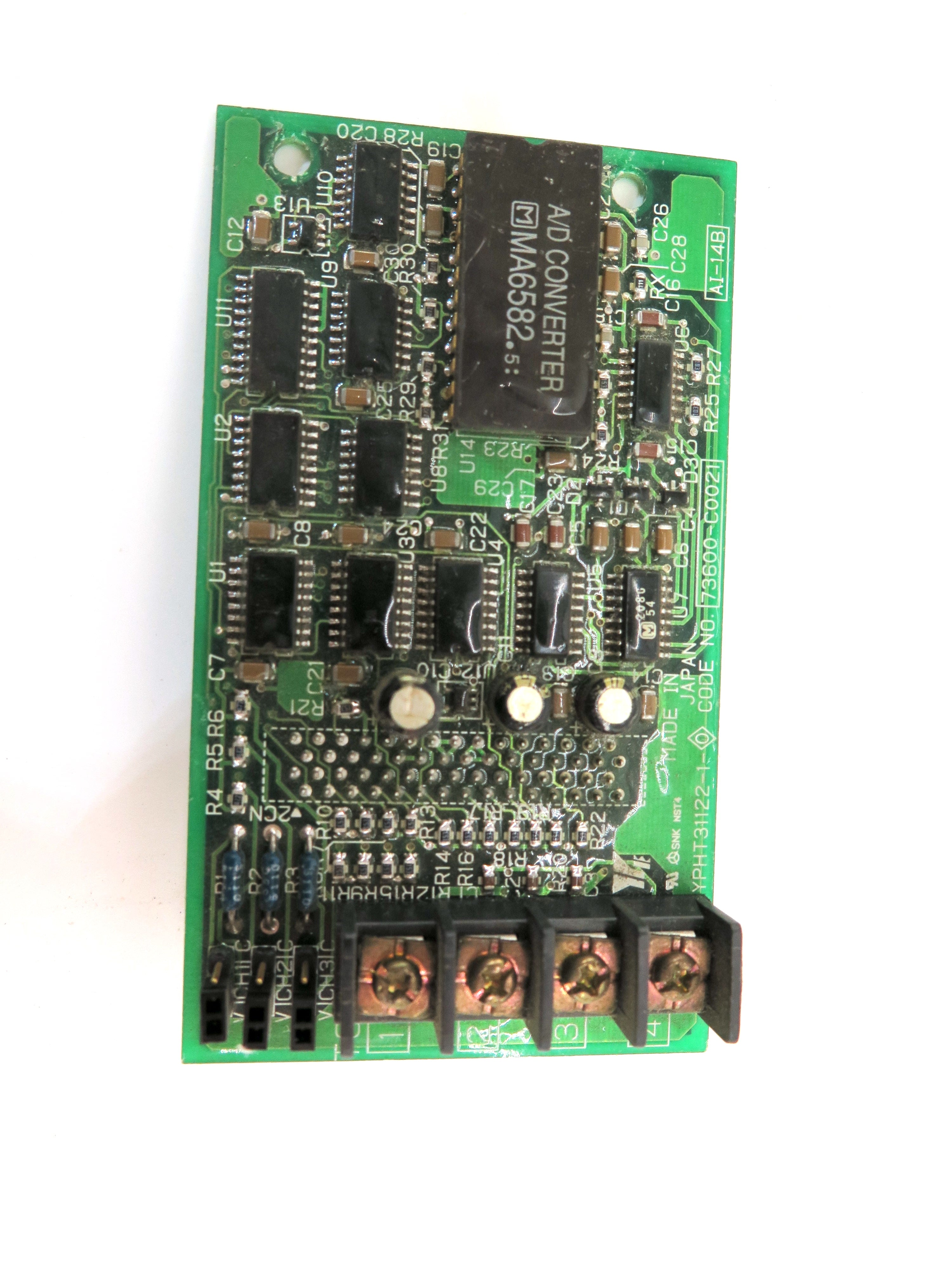 Yaskawa Analog Option Board AI-14B 73600-C0021 YPHT31122-1-0 - Advance Operations
