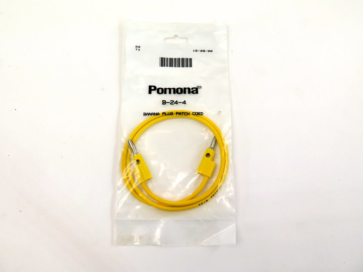 Pomona B-24-4 Banana Plug Patch Cord - Advance Operations