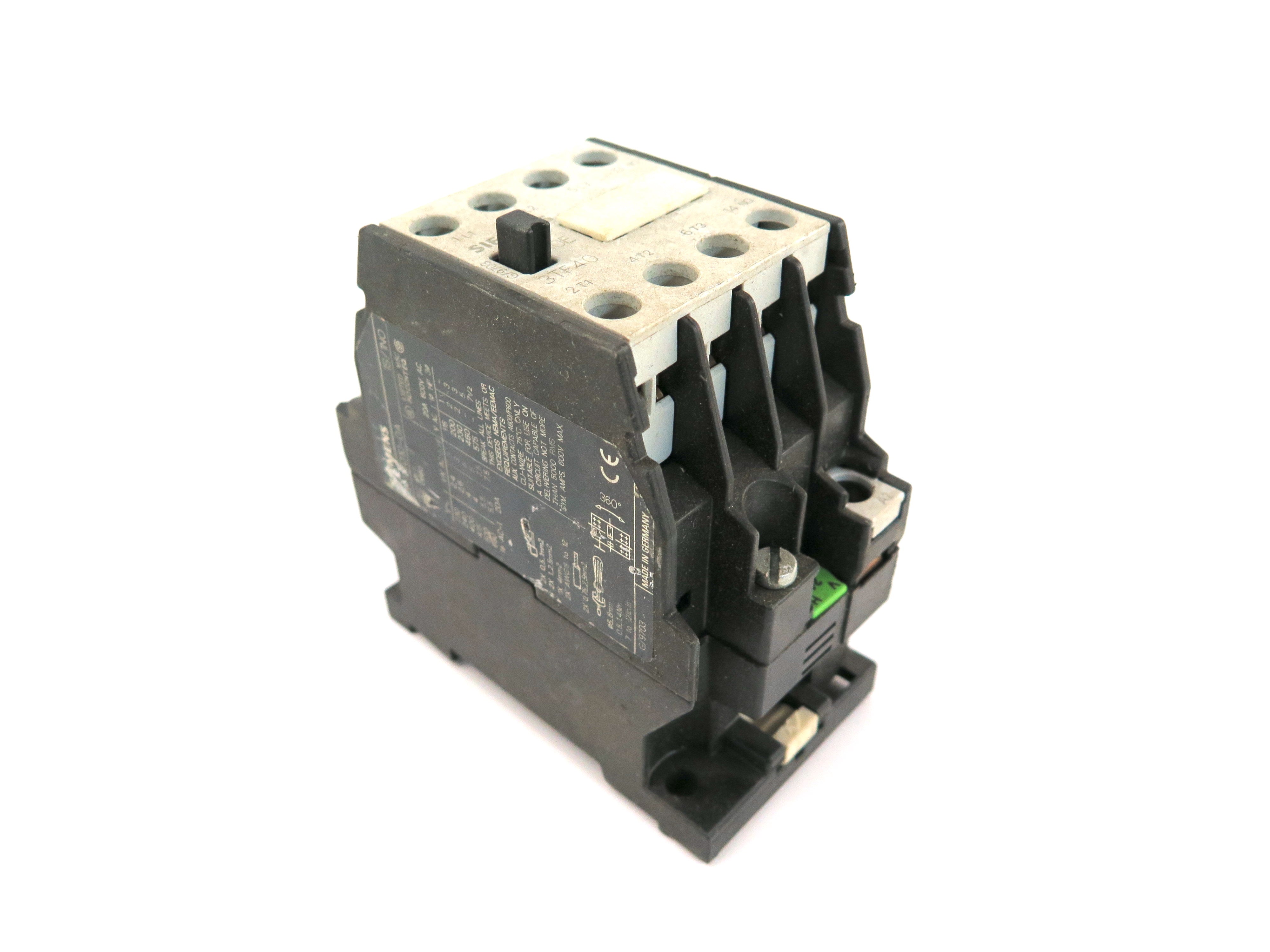 Siemens 3TF4010-0A Contactor Coil 120Vac - Advance Operations