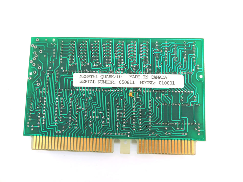 Megatel Quark/10 Model : 010001 Board - Advance Operations