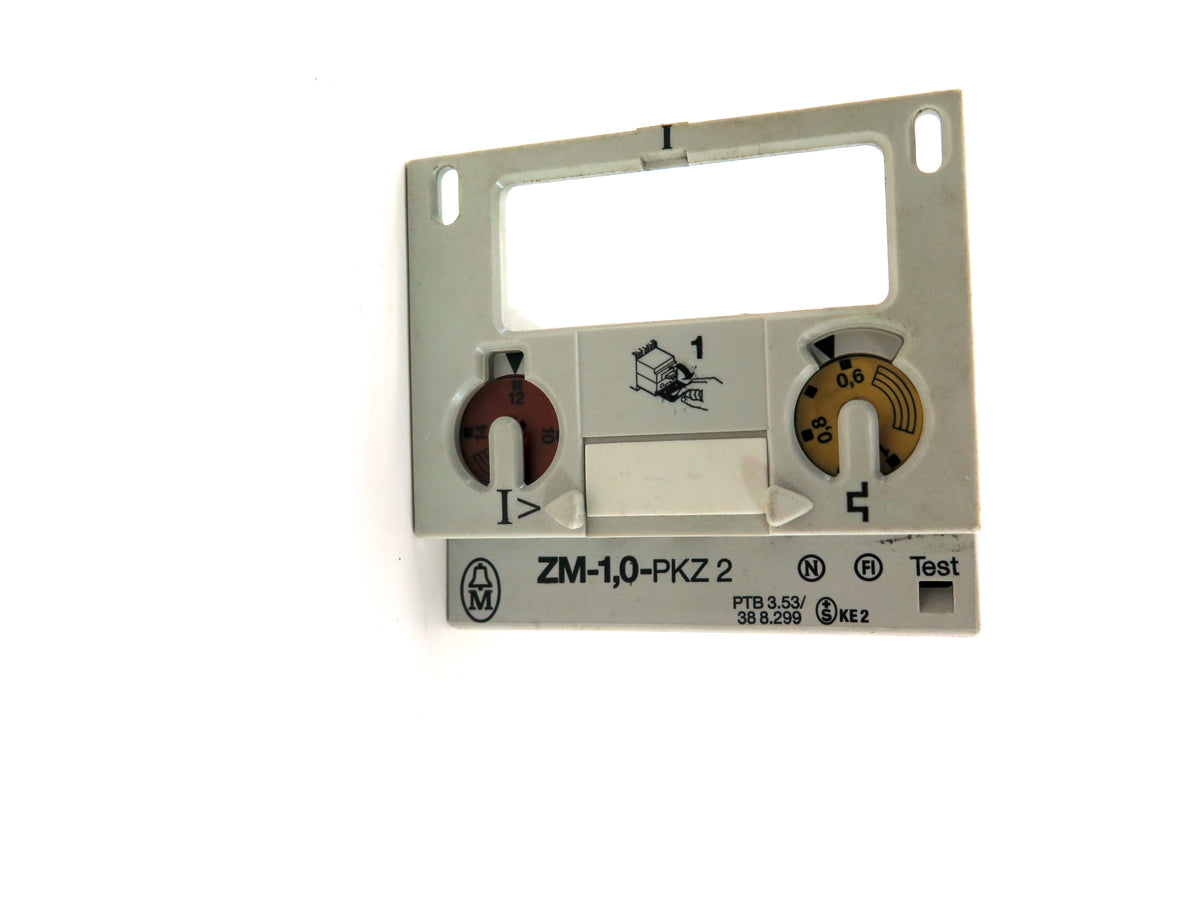 Klockner Moeller ZM-1.0-PKZ2 Motor Protector Trip Block - Advance Operations