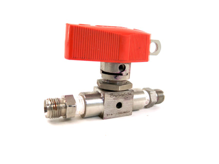 Swagelok SS-43GVF4-LL-OG Ball Valve Latch Lock Handle 1/4" - Advance Operations