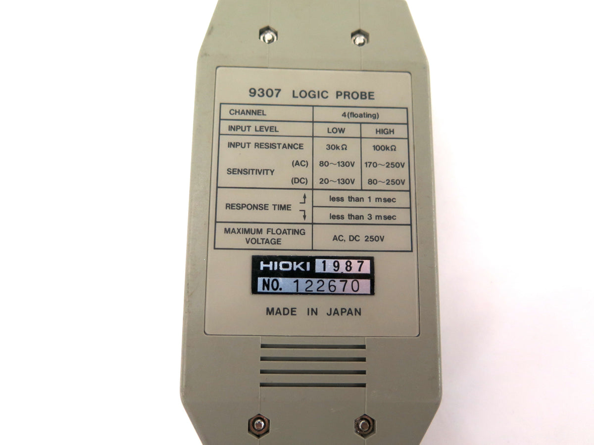 Hioki 9307 Logic Probe 122670 - Advance Operations