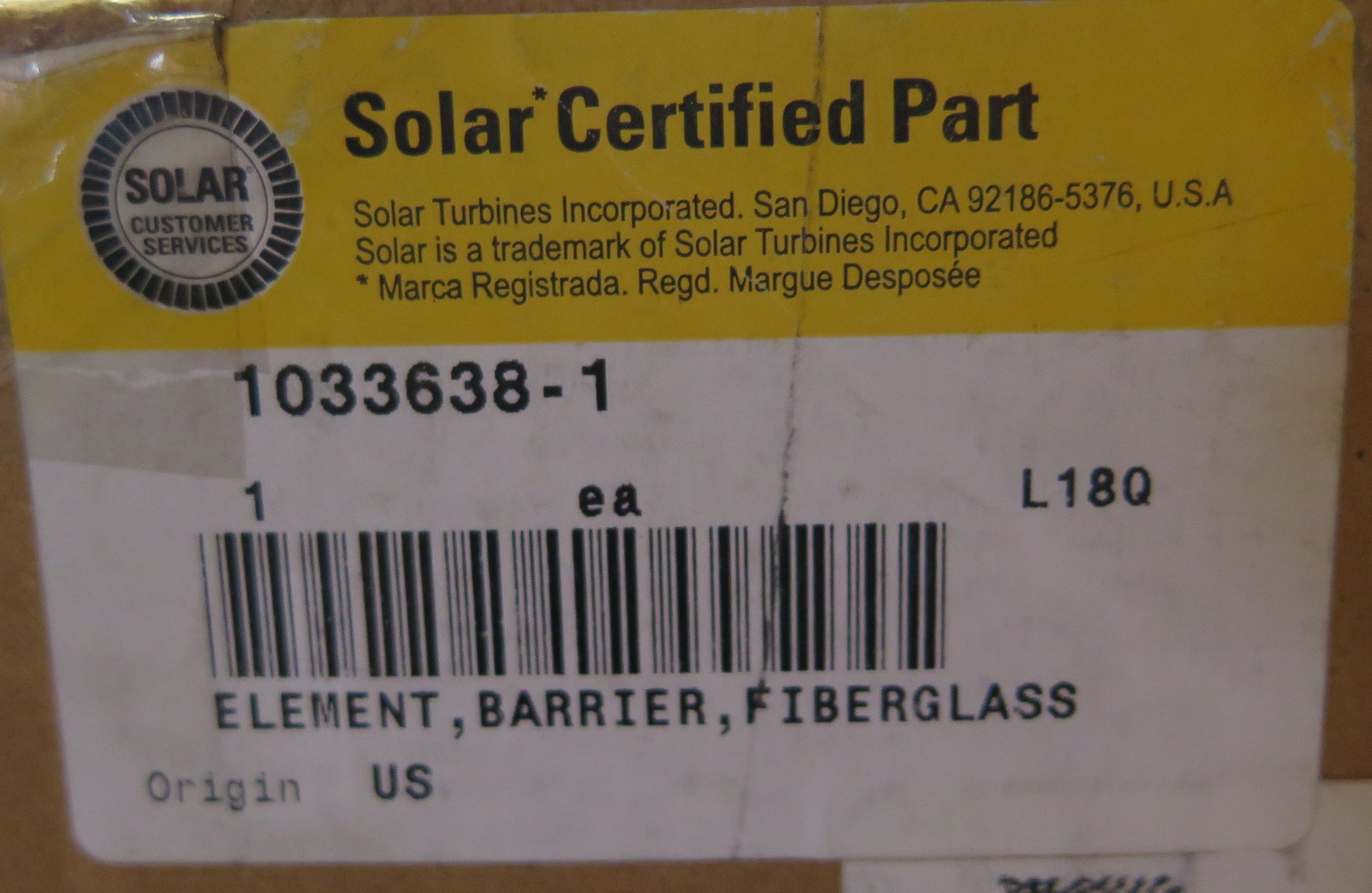 Cat Solar Certified Part Filter Kit 1033638-1 - Advance Operations
