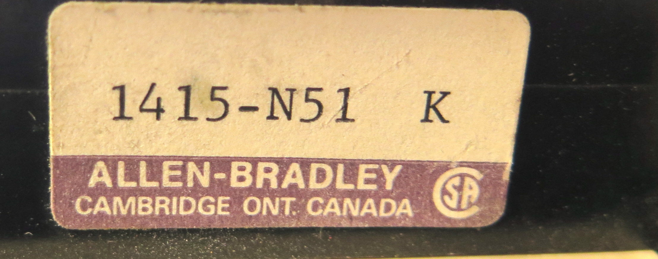 Allen-Bradley 1415-N51 Overload Relay Kit Ser K - Advance Operations