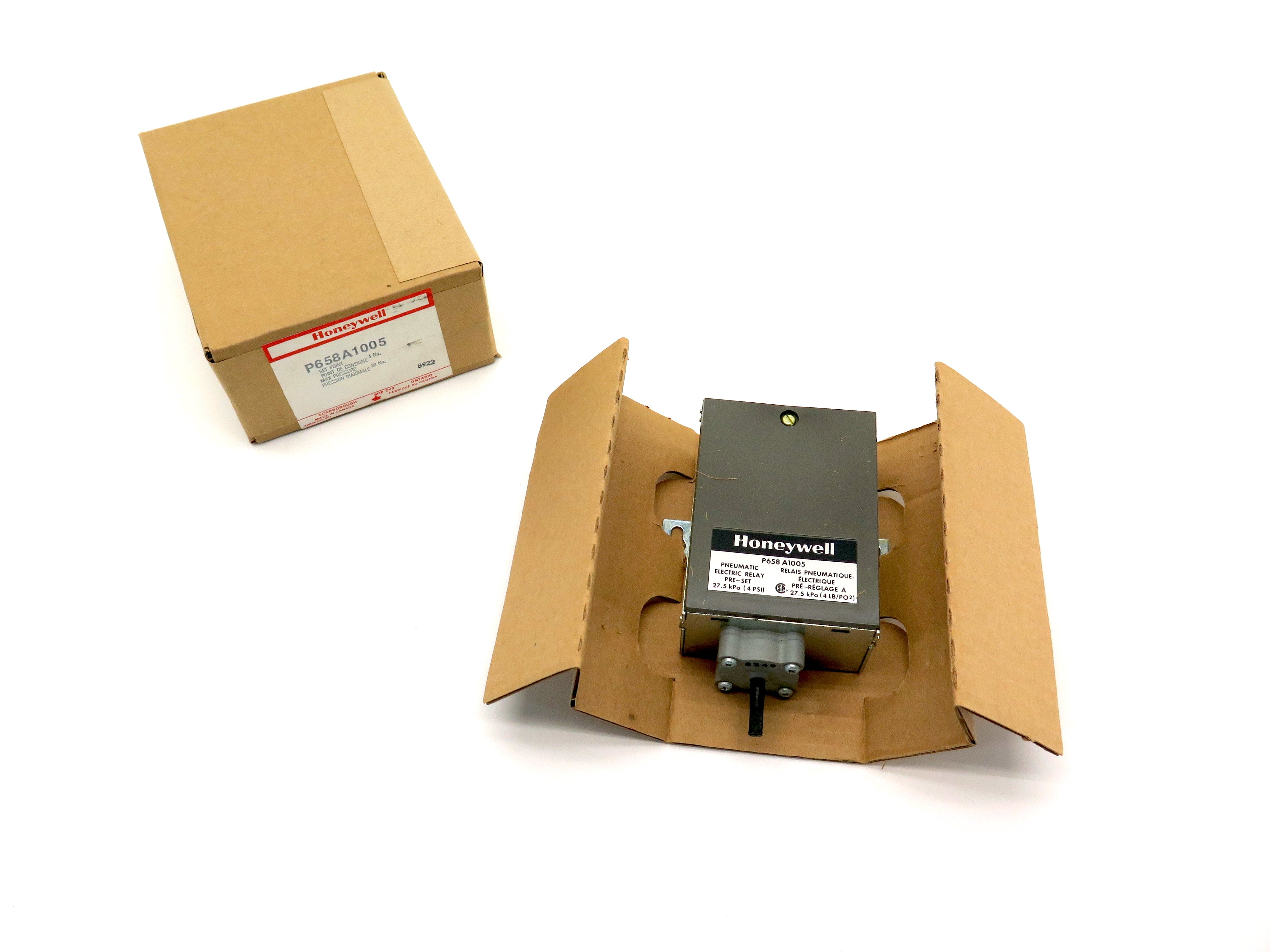 Honeywell P658A1005 1 P.E. Relay Set Point 4psig - Advance Operations