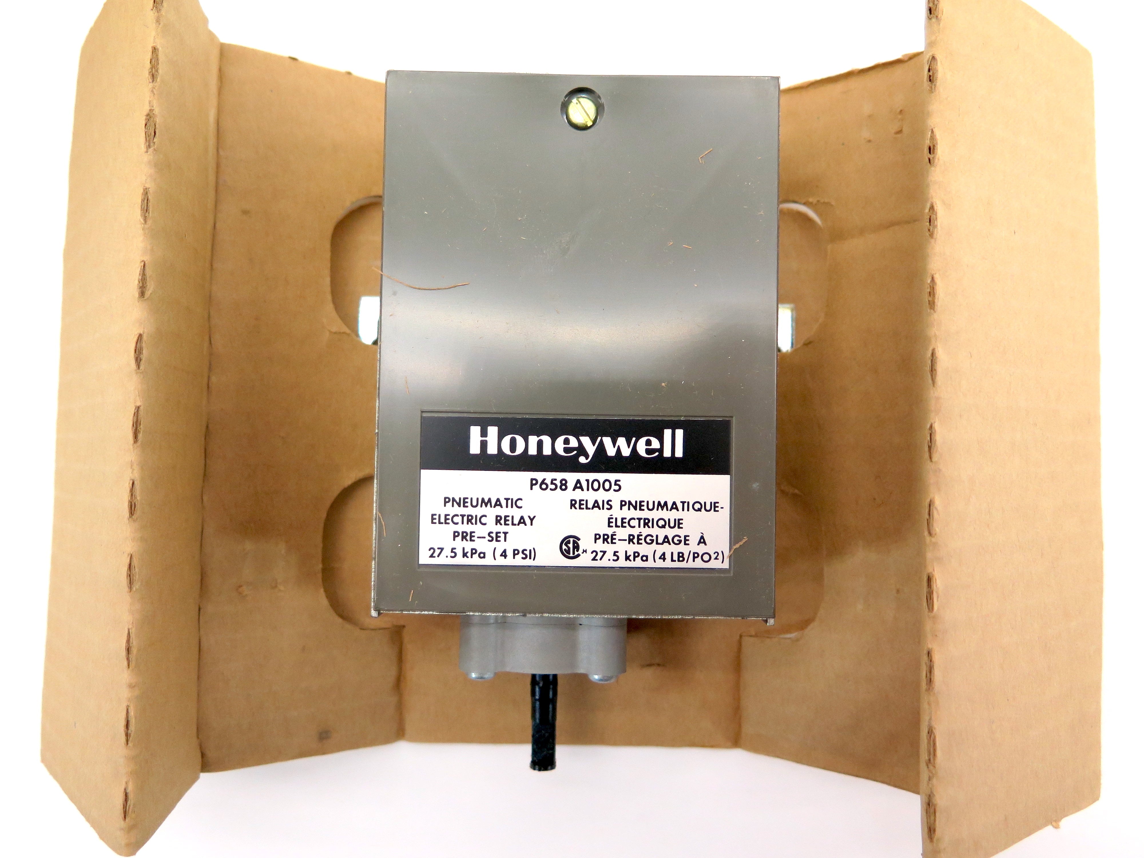 Honeywell P658A1005 1 P.E. Relay Set Point 4psig - Advance Operations