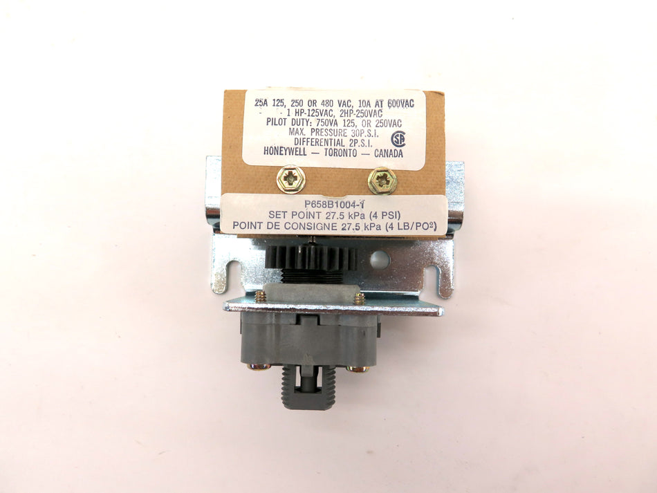 Honeywell P658B1004-1 Electric/Pneumatic Switch 27.5 KPA Set Point 4Psi SER 91 - Advance Operations