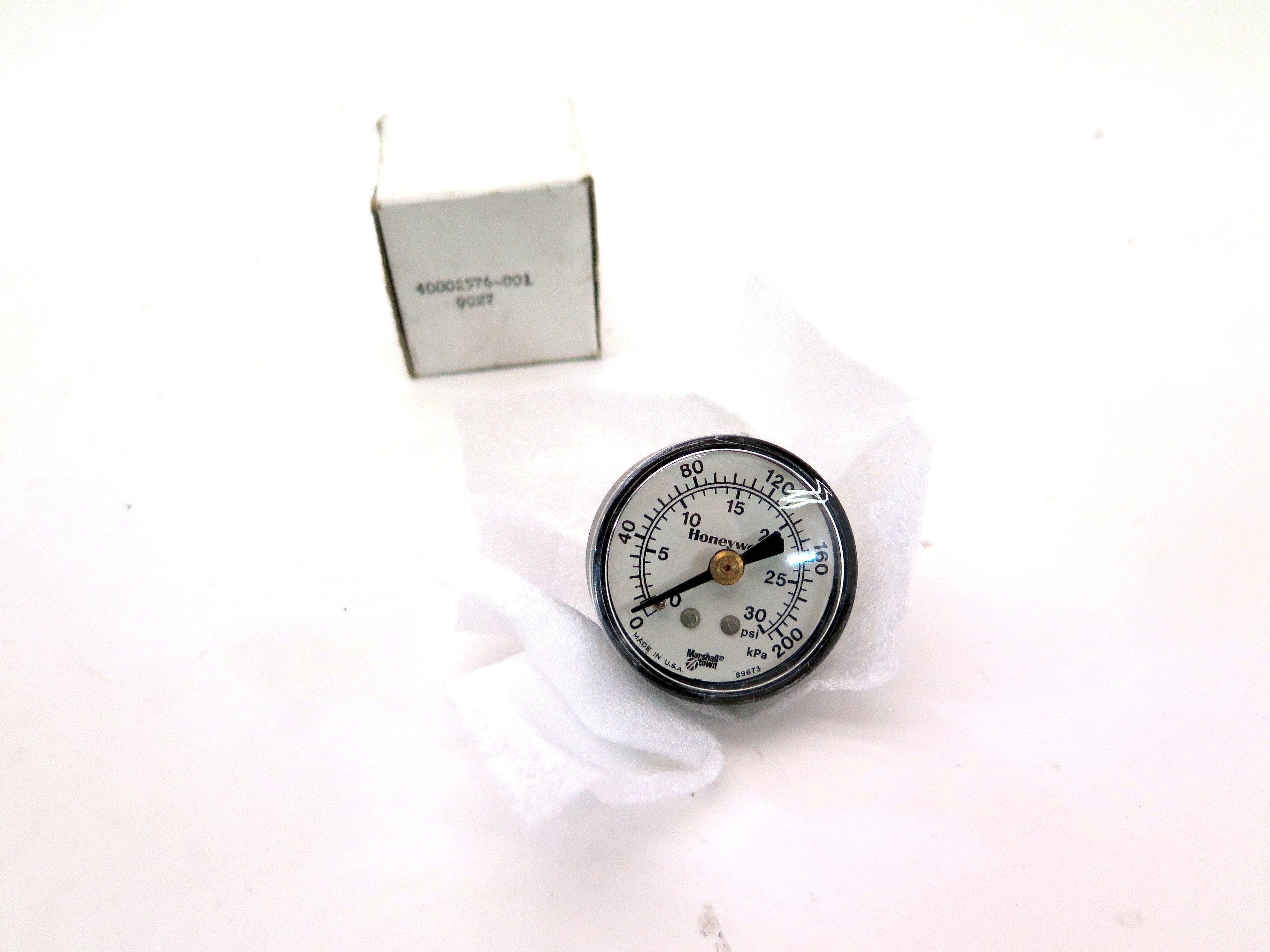 Honeywell Pneumatic Gauge Indicator 0-30Psi 0-200Kpa 40002576-001 - Advance Operations