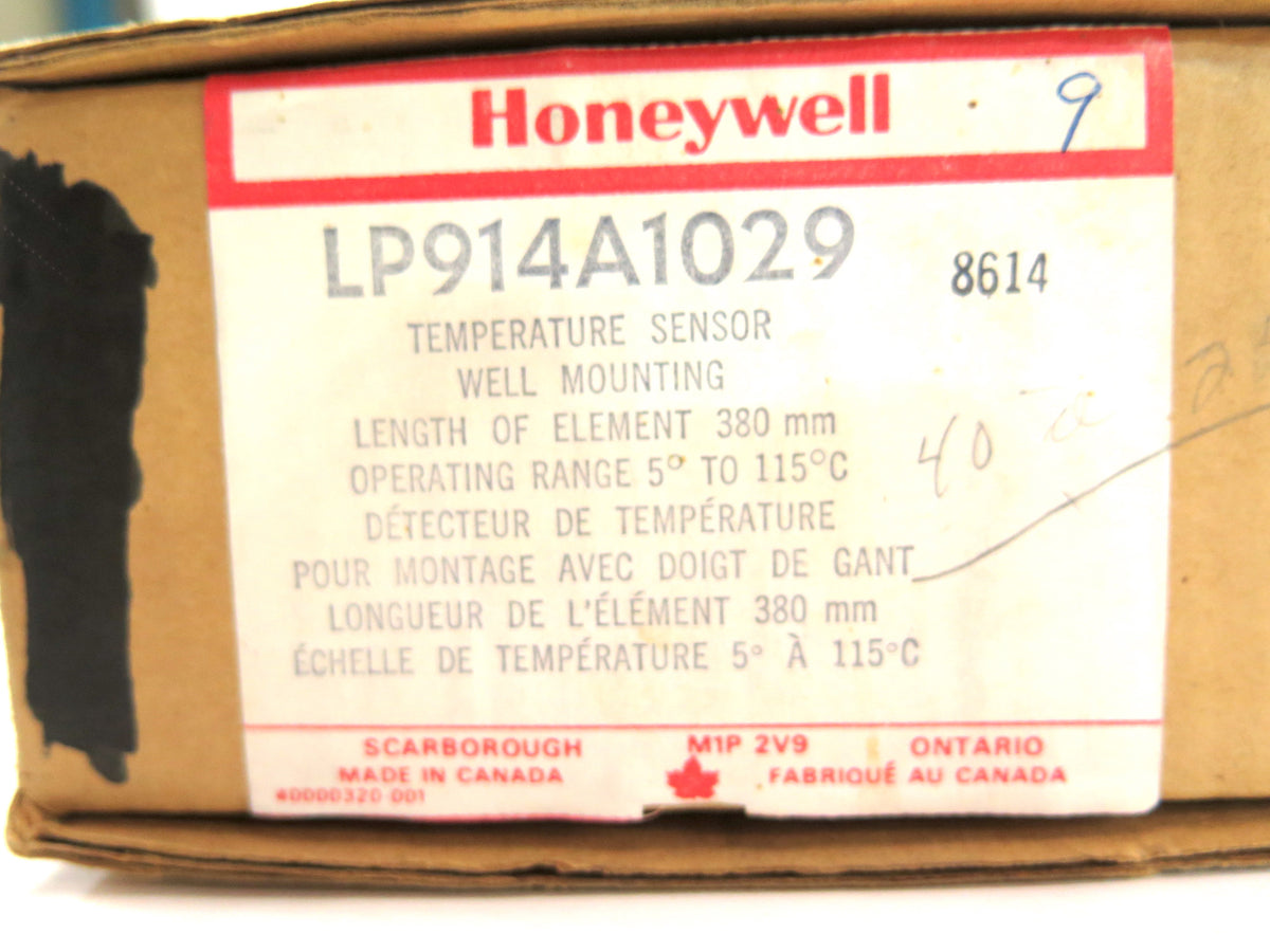 Honeywell LP914A1029 Temperature Sensor 5°C to 115C°C - Advance Operations