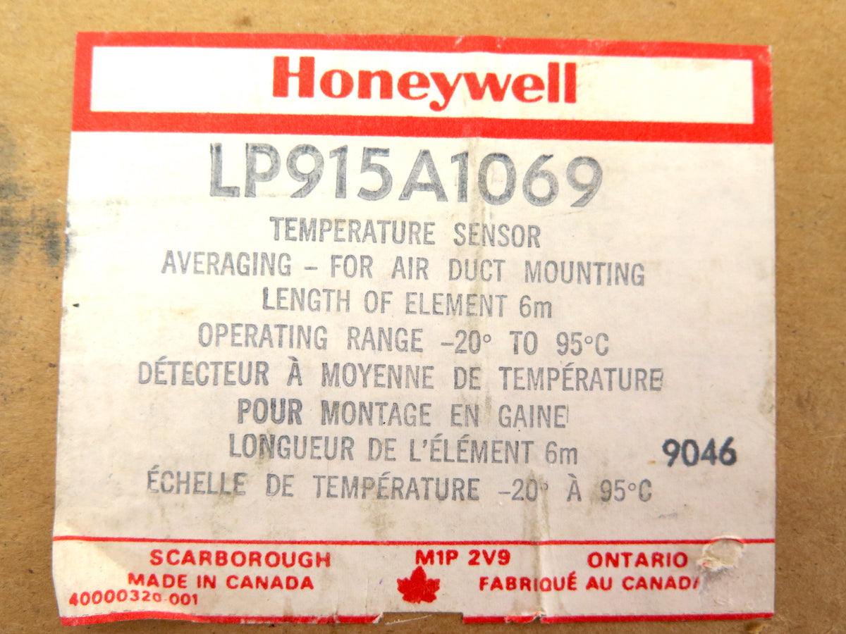 Honeywell LP915A1069 Pneumatic Averaging Temperature Sensor For Air Duct - Advance Operations