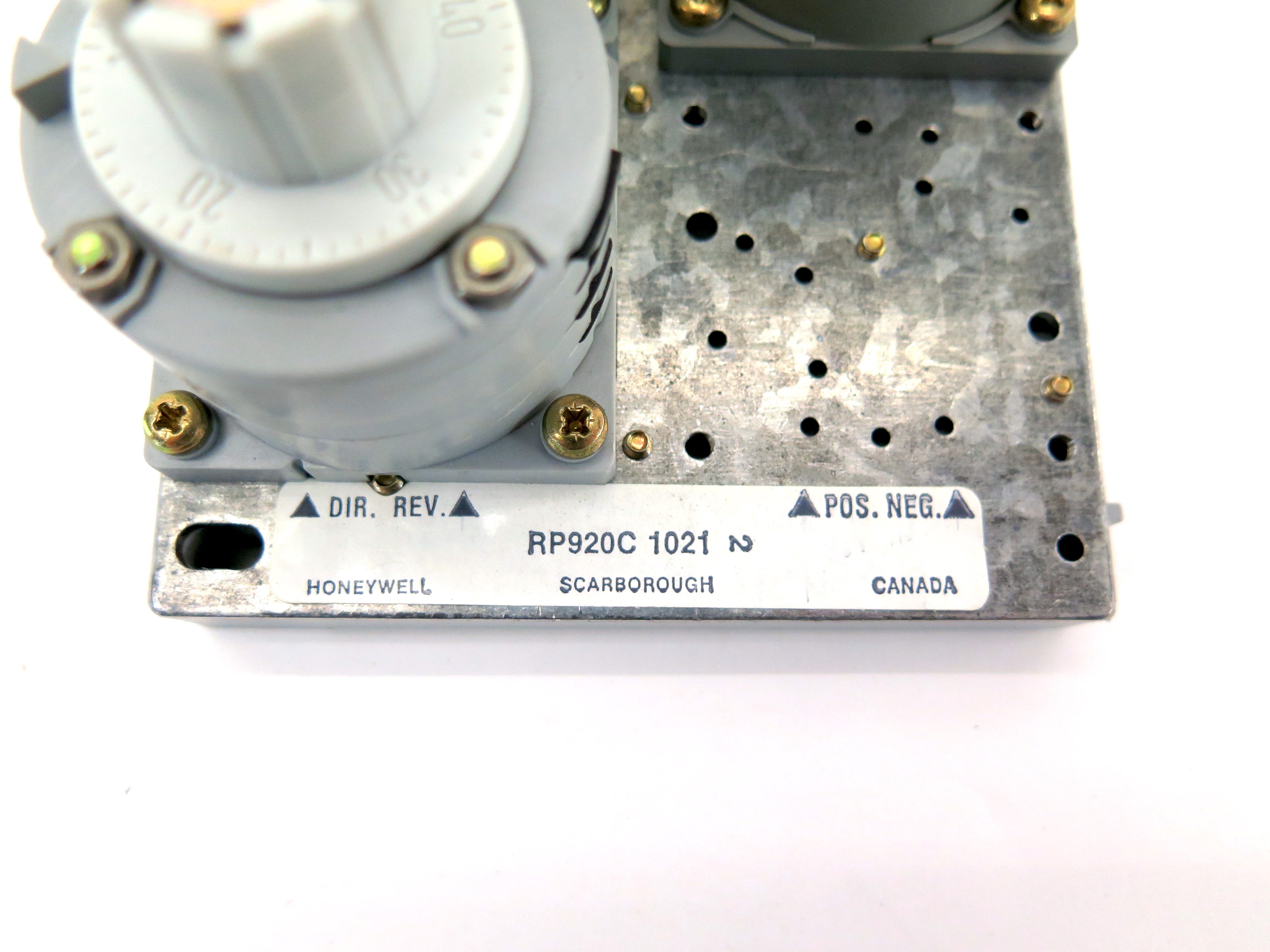 Honeywell RP920C1029 Pneumatic Receiver Controller - Advance Operations