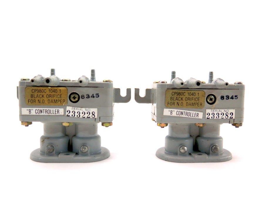 Honeywell CP980C 1040 1 Pneumatic Damper Control LOT OF 2 - Advance Operations